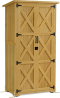 armario, 55 × 90 × 169 cm, madera, para el jardín, para la terraza, M MCombo, para exteriores
