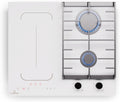Klarstein placa de inducción, blanco, Klarstein MultiChef 4 Placa Mixta Gas Inducción - 4 Zonas (2 Gas, 2 Inducción)