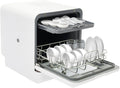 lavavajillas, blanco, TONFEION, Lavavajillas de Mesa para 4-6 Personas, Lavavajillas de Mesa Energéticamente Eficiente con 4 Programas