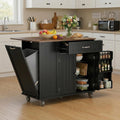 armario, 113 × 51 × 90 cm, plegable, negro, para la cocina, Xbro, 113 x 51 x 90 cm